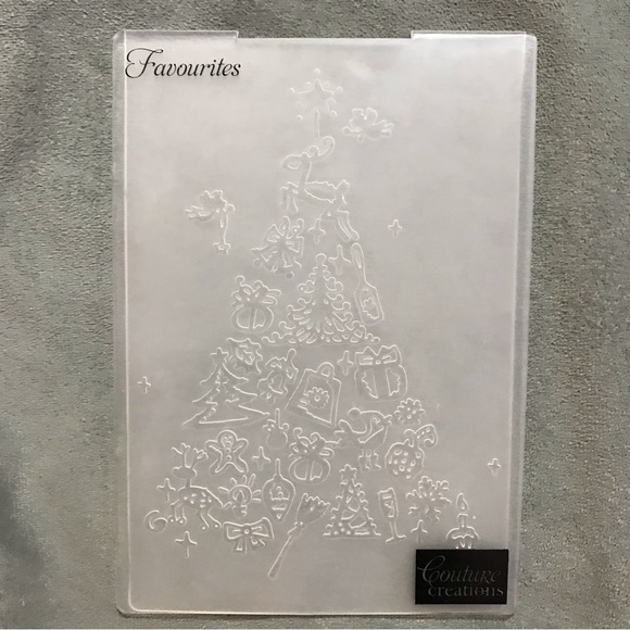 Couture Creations 5x7 FAVORITES Christmas Tree Embossing Folder - Picture 3 of 7